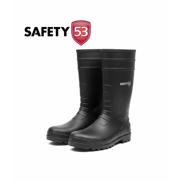 Steel Toe Black Gum Boot Safety 53 China