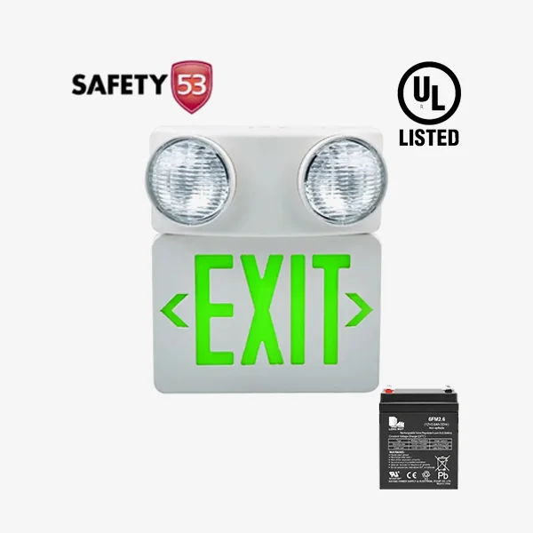 Emergency Beam Light – Green Color (UL Listed Battery)