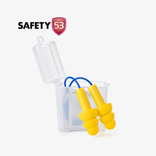 Earplugs Silicon Safety 53 6613C PVC CORD with Box