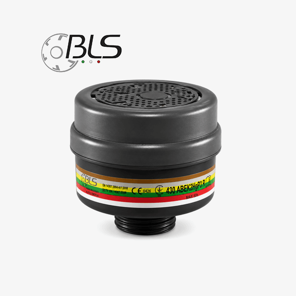 BLS Gas & Particle Respiratory Filter 430 ABEK2HGP3R (EN148-1 Compatible)